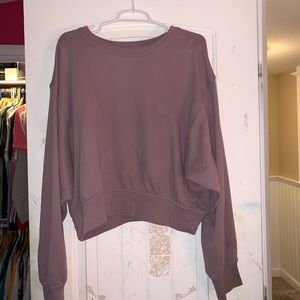 VICTORIA SPORT long sleeve crop top